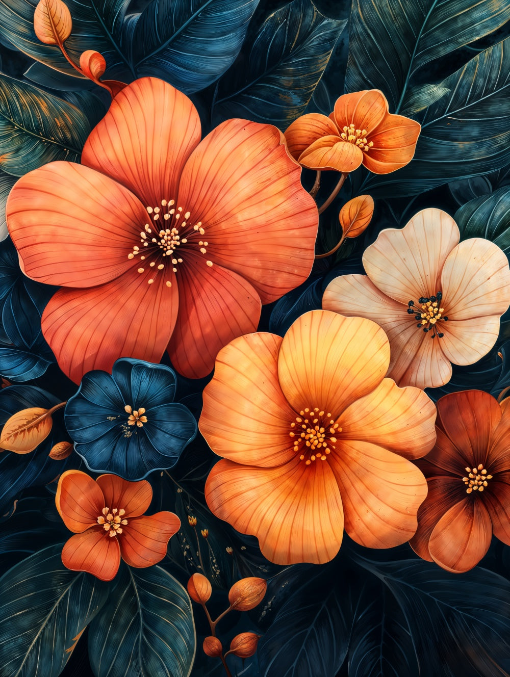 Beautiful flowers 14 - printable PNG image