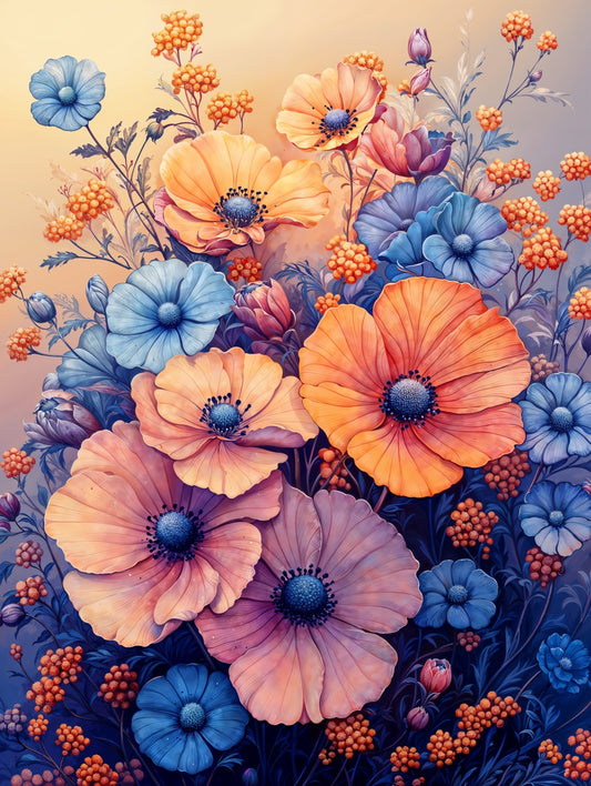 Beautiful flowers 17 - printable PNG image