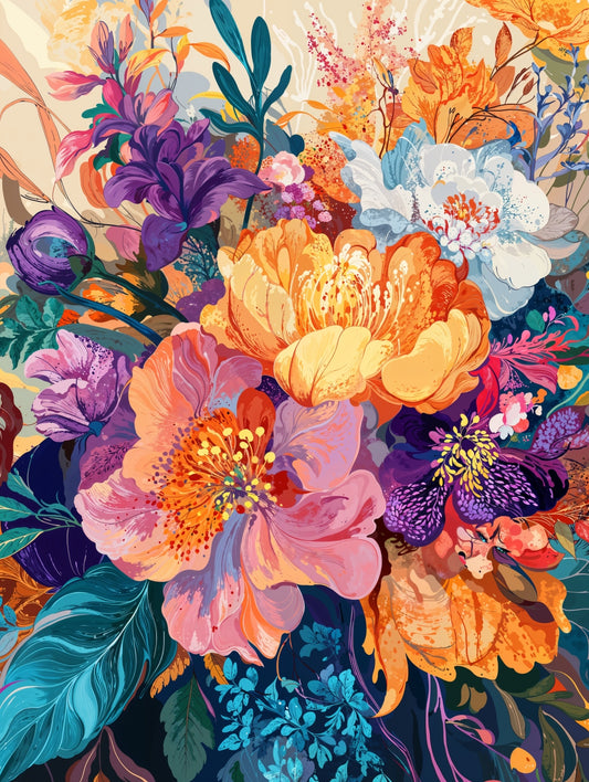 Beautiful flowers 1 - printable PNG image