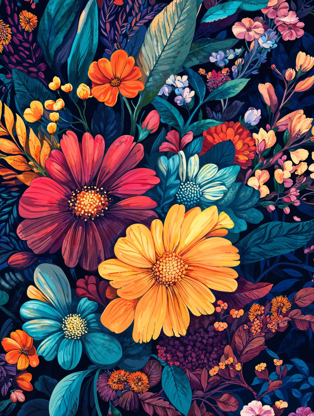 Beautiful flowers 4 - printable PNG image