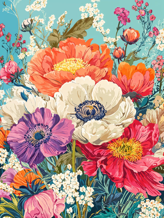 Beautiful flowers 9 - printable PNG image